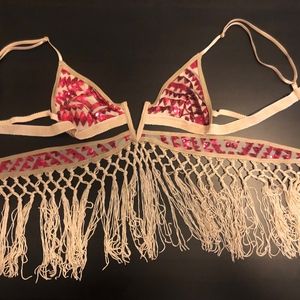 EASTNWESTLABEL Athena Red Bralette